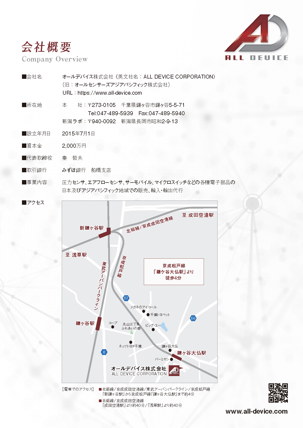 オールデバイス/会社概要